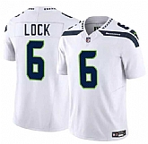 Men & Women & Youth Seattle Seahawks #6 Drew Lock White 2025 F.U.S.E. Vapor Limited Stitched Jersey,baseball caps,new era cap wholesale,wholesale hats